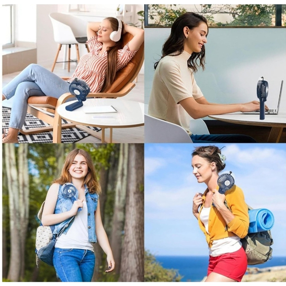 Portable Handheld Misting Fan, 3000mAh Rechargeable Battery Operated. - Picture 6 of 9